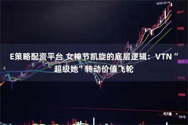 E策略配资平台 女神节凯旋的底层逻辑：VTN“超级她”转动价值飞轮