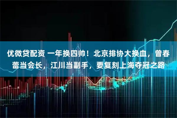 优微贷配资 一年换四帅！北京排协大换血，曾春蕾当会长，江川当副手，要复刻上海夺冠之路